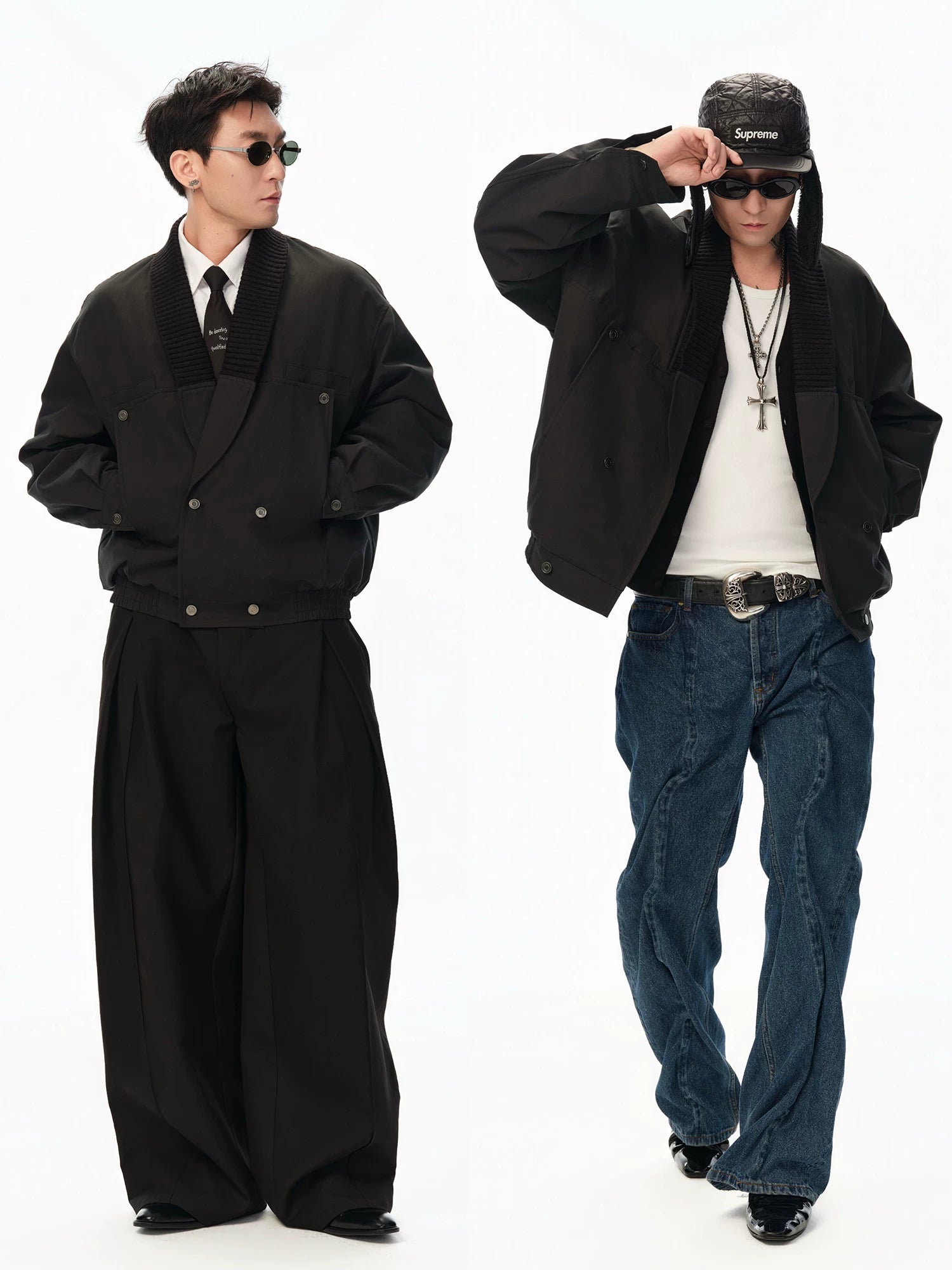 Vintage Notched Lapel Light Cotton Coat