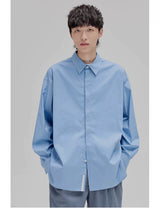 Basic Embroidered Pima Cotton Blend Shirt