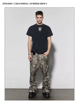 American Cleanfit Vintage Washed Badge Tee