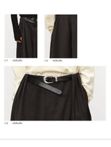 Striped Pleated Wide Leg Pants