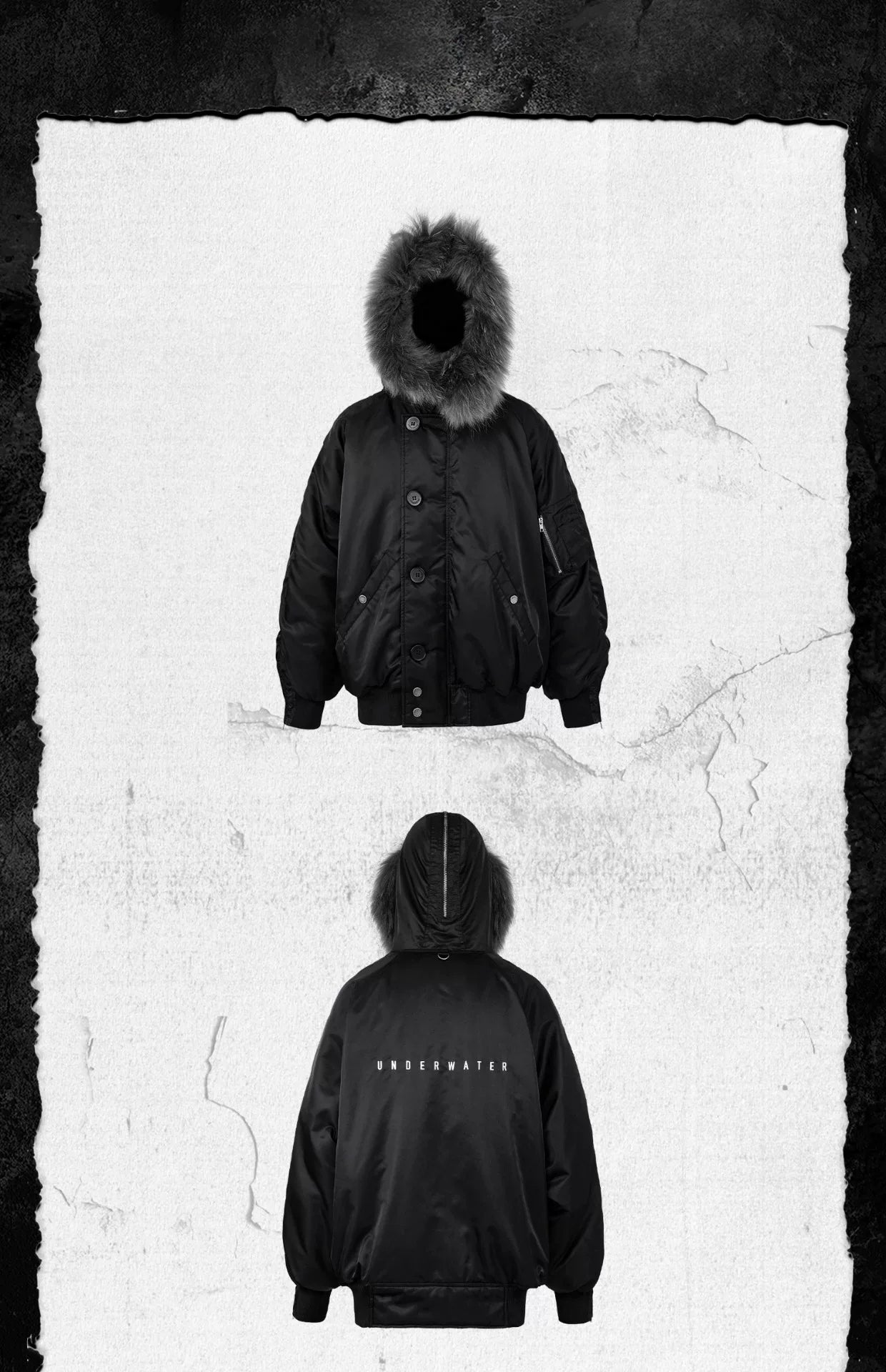 N-2B Nylon Raccoon Fur Flight Jacket