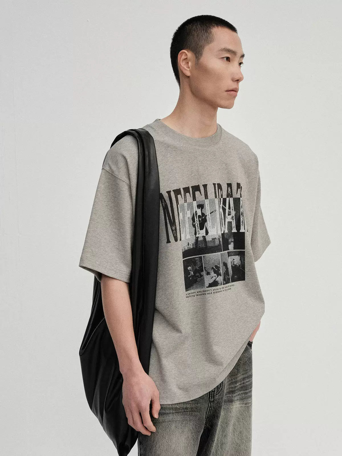 300G Double Yarn Printed Tee