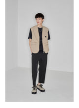 Drapey Stretchy Elastic Waist Cropped Pants