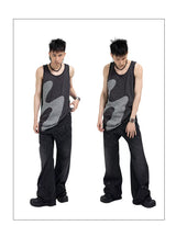 Men's Punk Cotton Sleeveless Vest