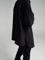 Men's Black Fitted Short Sleeve Shirt