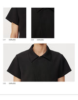 Short Sleeve C Button Shirt