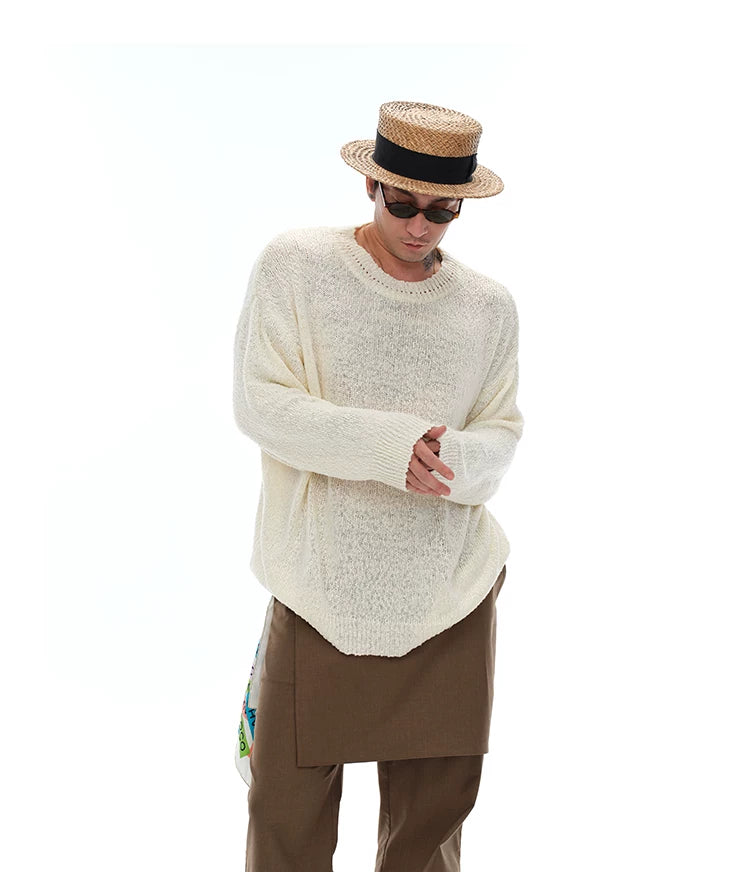 Men's Loose Spring Pullover Sweater