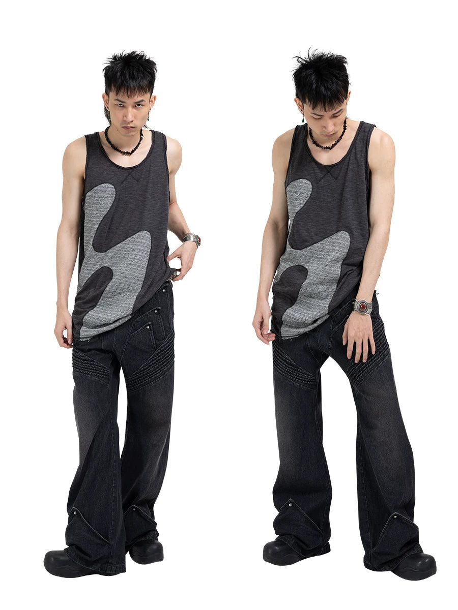 Men's Punk Cotton Sleeveless Vest