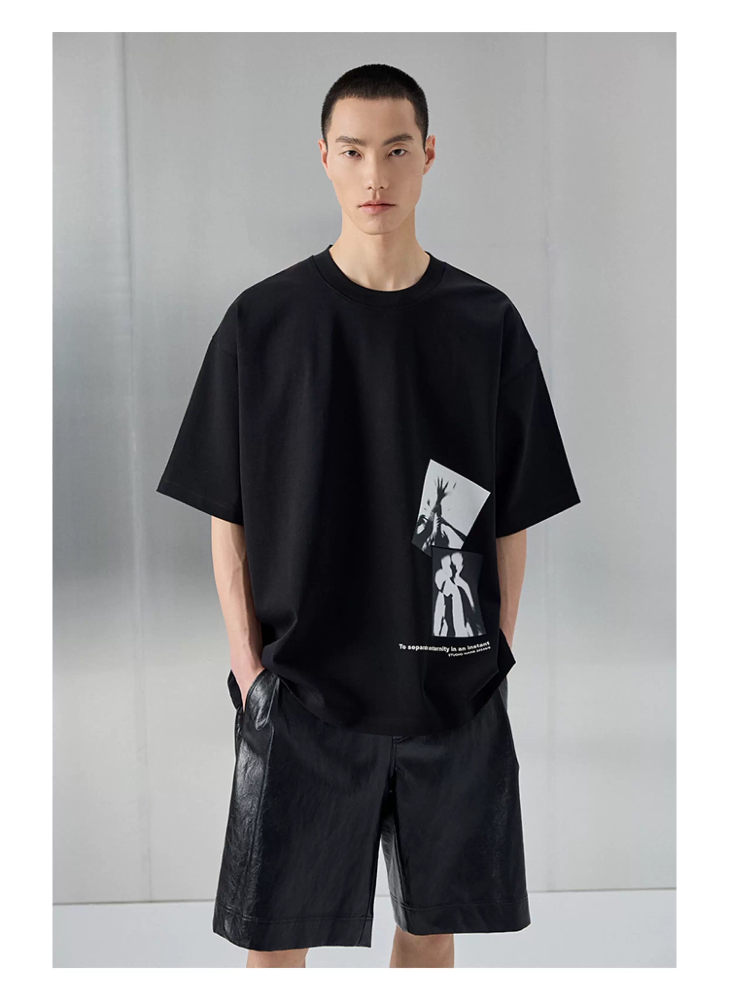 Oversized Heavyweight Double Yarn Printed Tee
