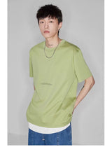 Double-sided Color-block Printed Pima Cotton Tee