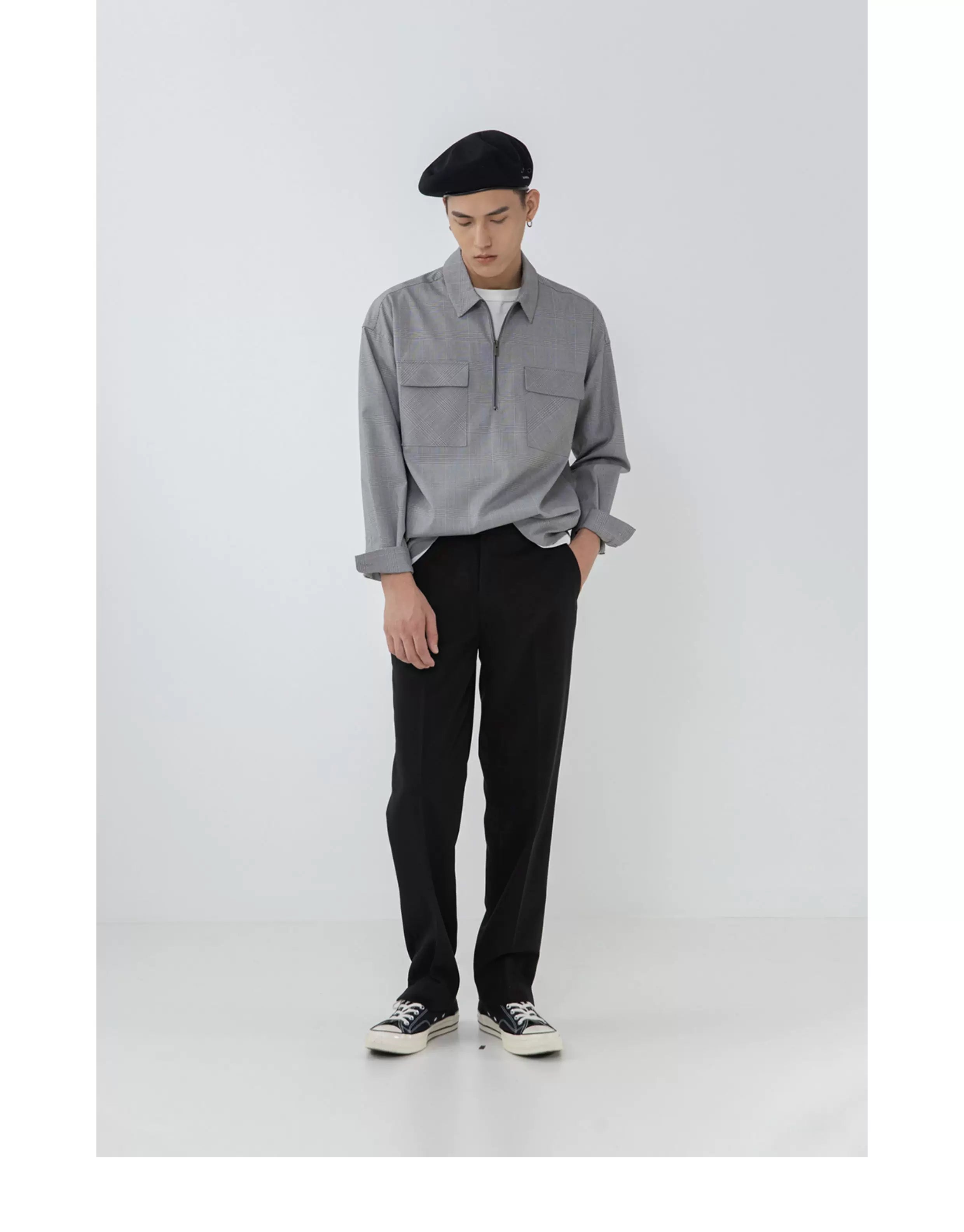 Drapey Straight Split Lounge Pants