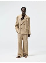 Hemp Linen Notch Lapel Blazer