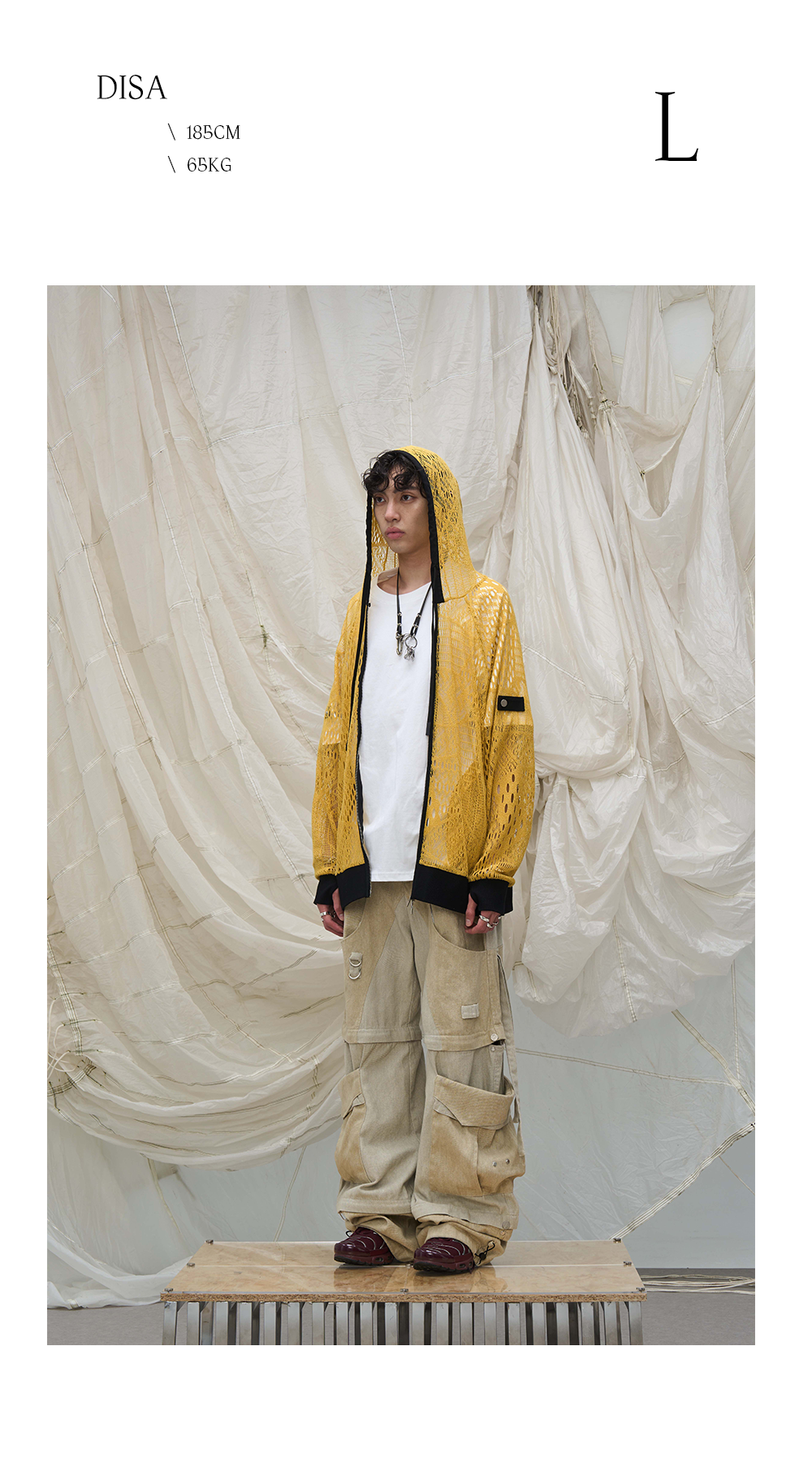 Multi-Length Detachable Patchwork Cargo Pants
