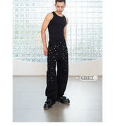 Y2K Black Devil Wings Slim Tank