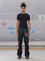 Hip Hop Stretchy Ribbed Slim Tee