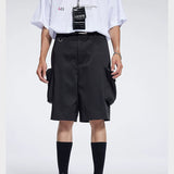 Men's Loose Tailored Pocket Shorts