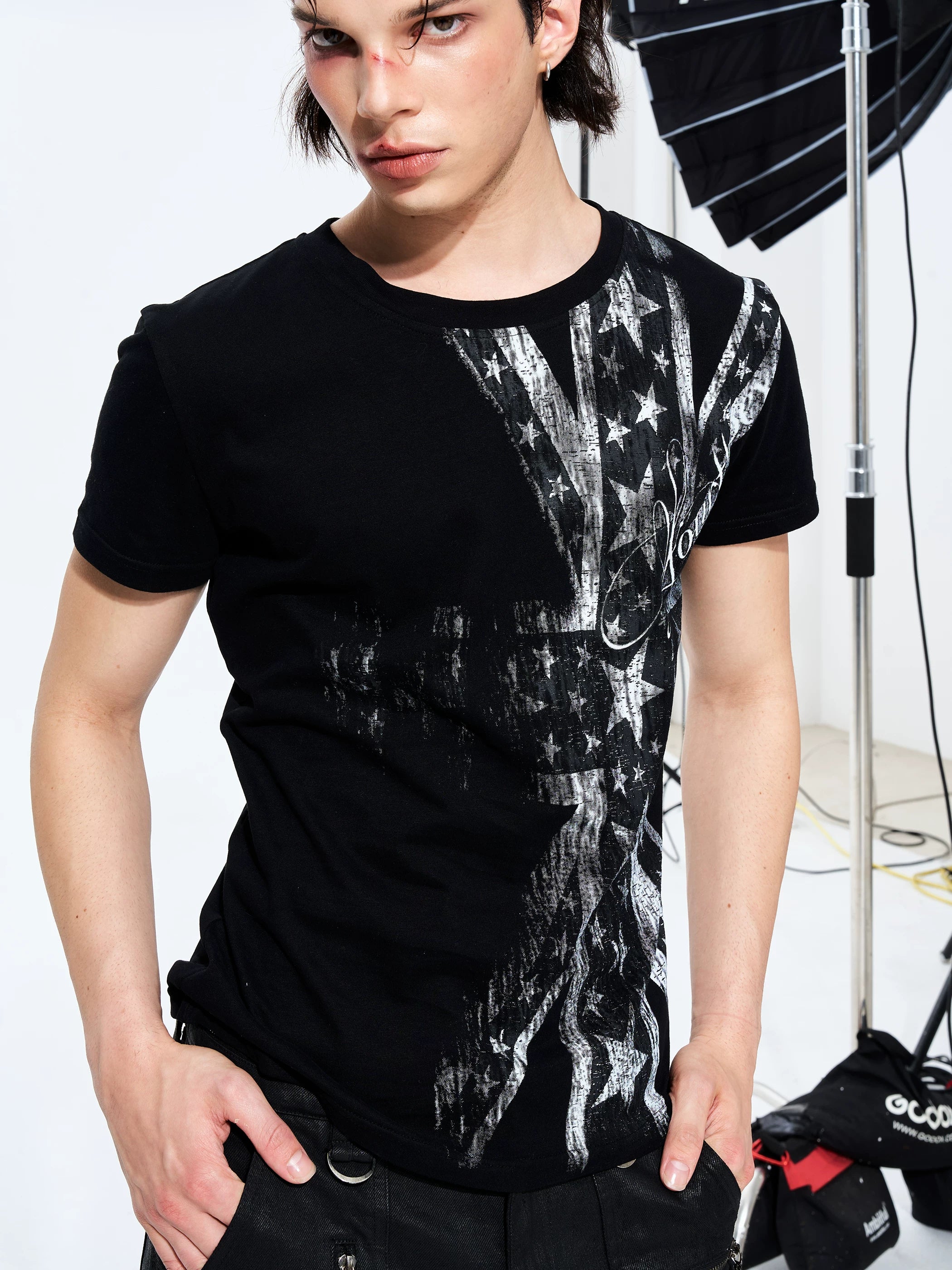 Men's Union Jack Print Tees