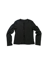Dark Sexy Cutout Long-Sleeve Slim Tee