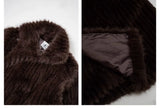 Unisex Oversized Knee-length Faux Fur Coat