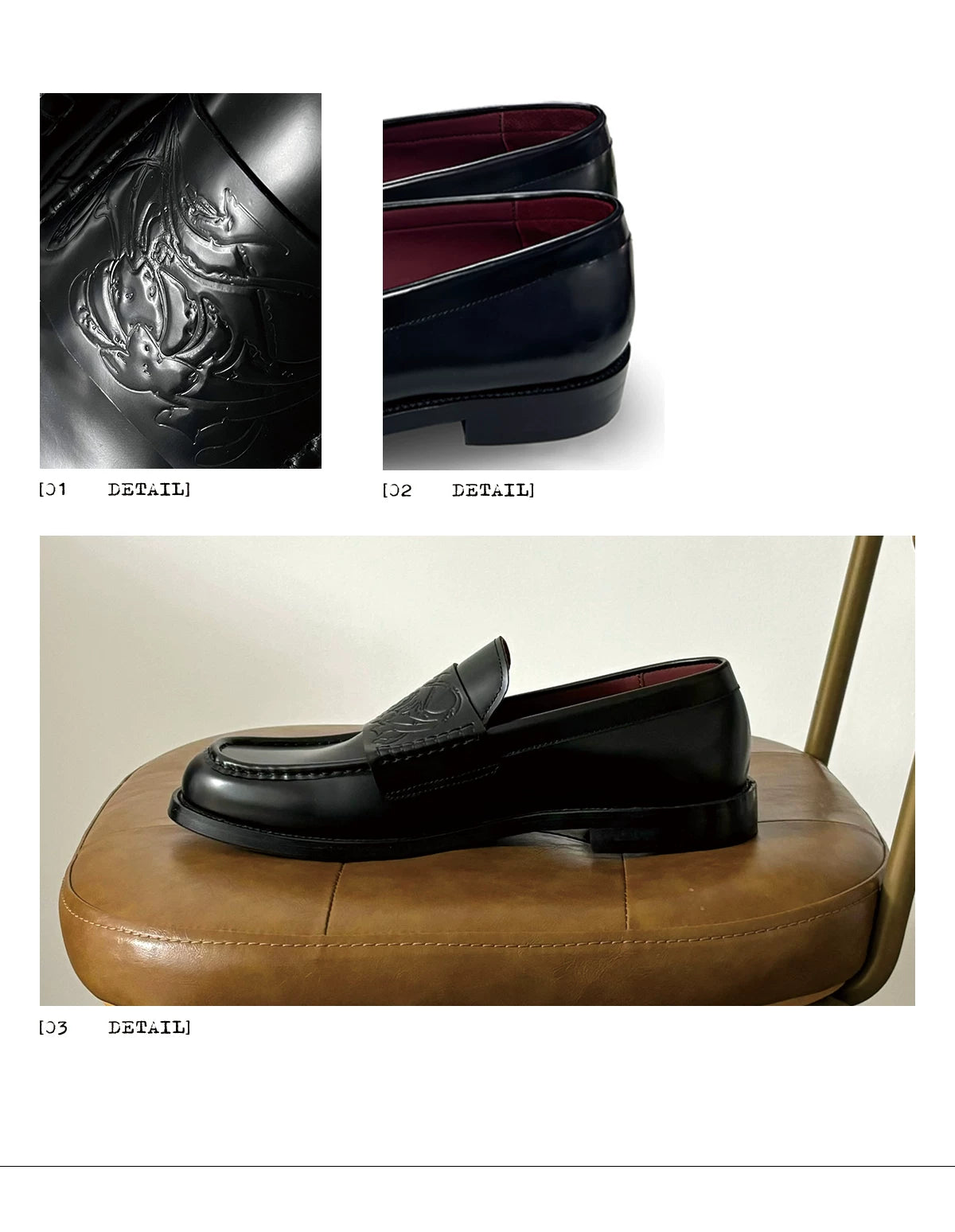 Vampire Loafer Shoes Full Grain Leather