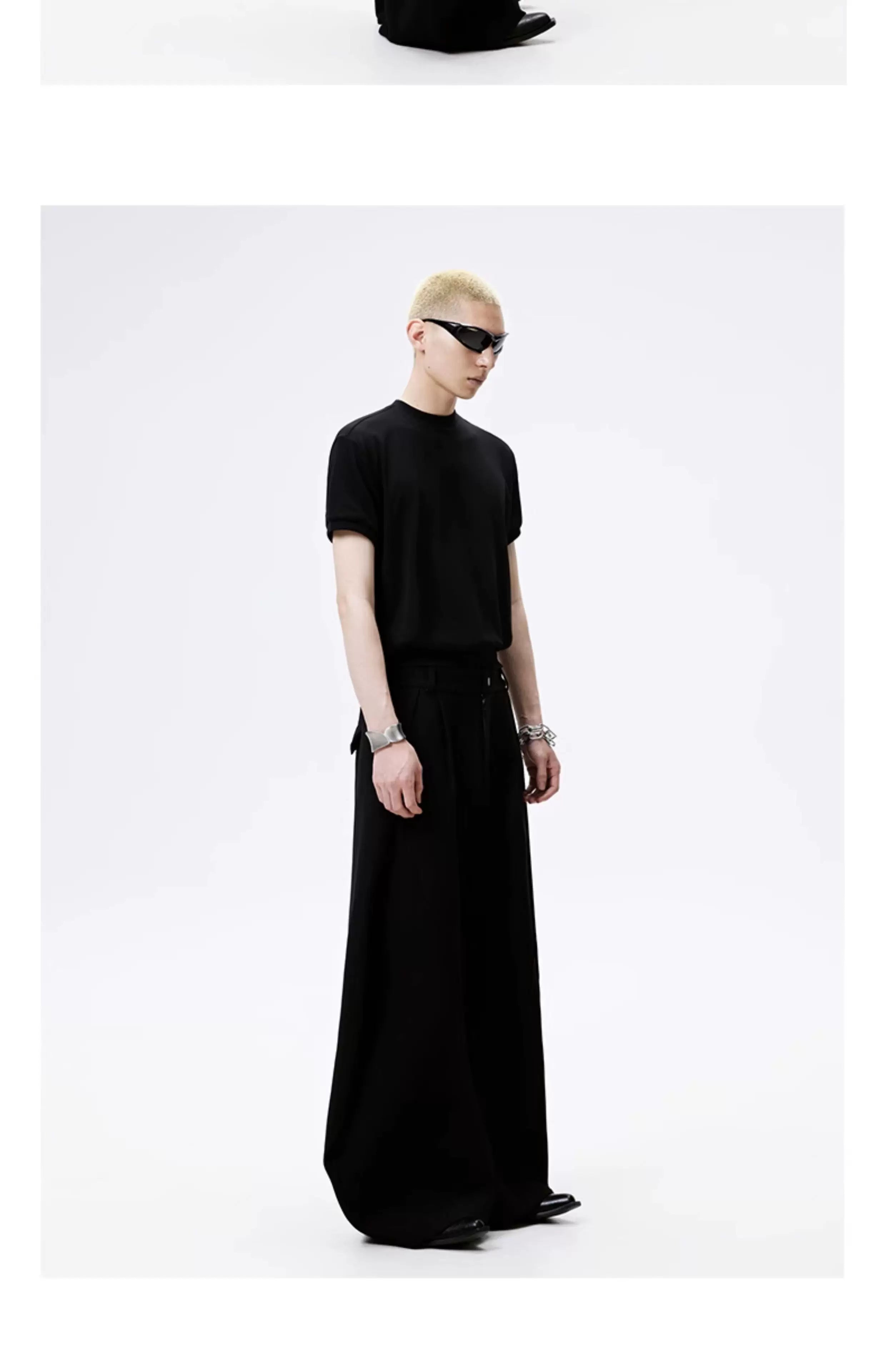 Men's Slim Stretchy Crop Tee