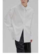 Basic Embroidered Pima Cotton Blend Shirt