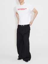 Structured Lightweight Printed Short Sleeve Tees