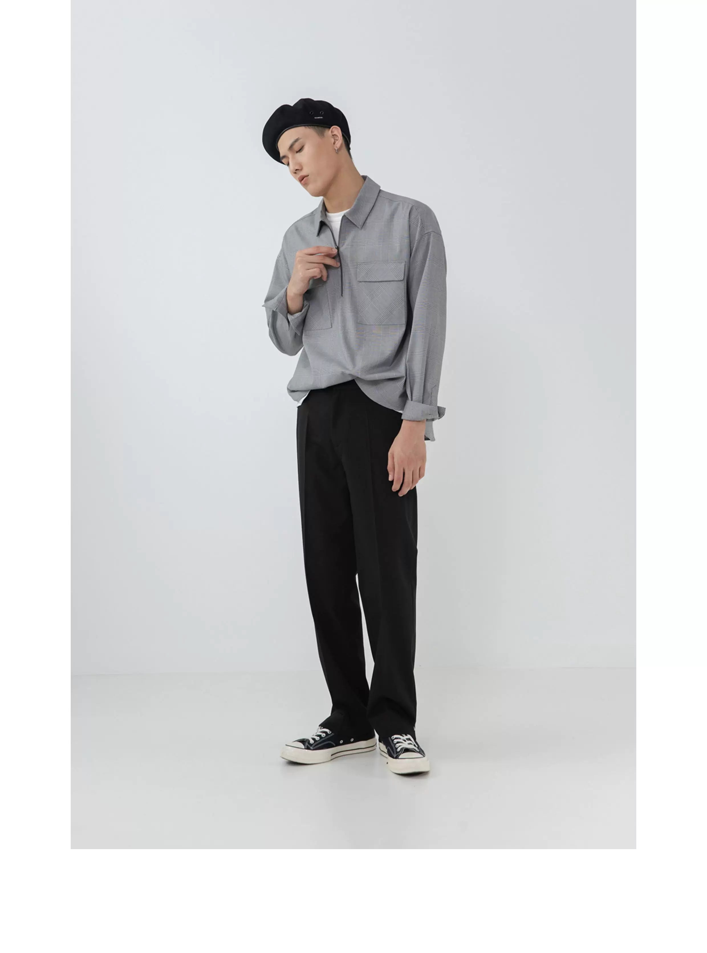 Drapey Straight Split Lounge Pants