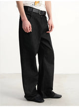 Double Waist Flared Denim Jeans