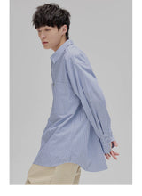 Striped Paneled Pocket Shirt