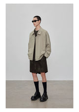 Square Collar Boxy Jacket