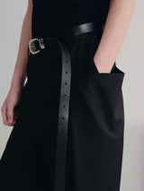 Straight Leg Side Pocket Dress Trousers