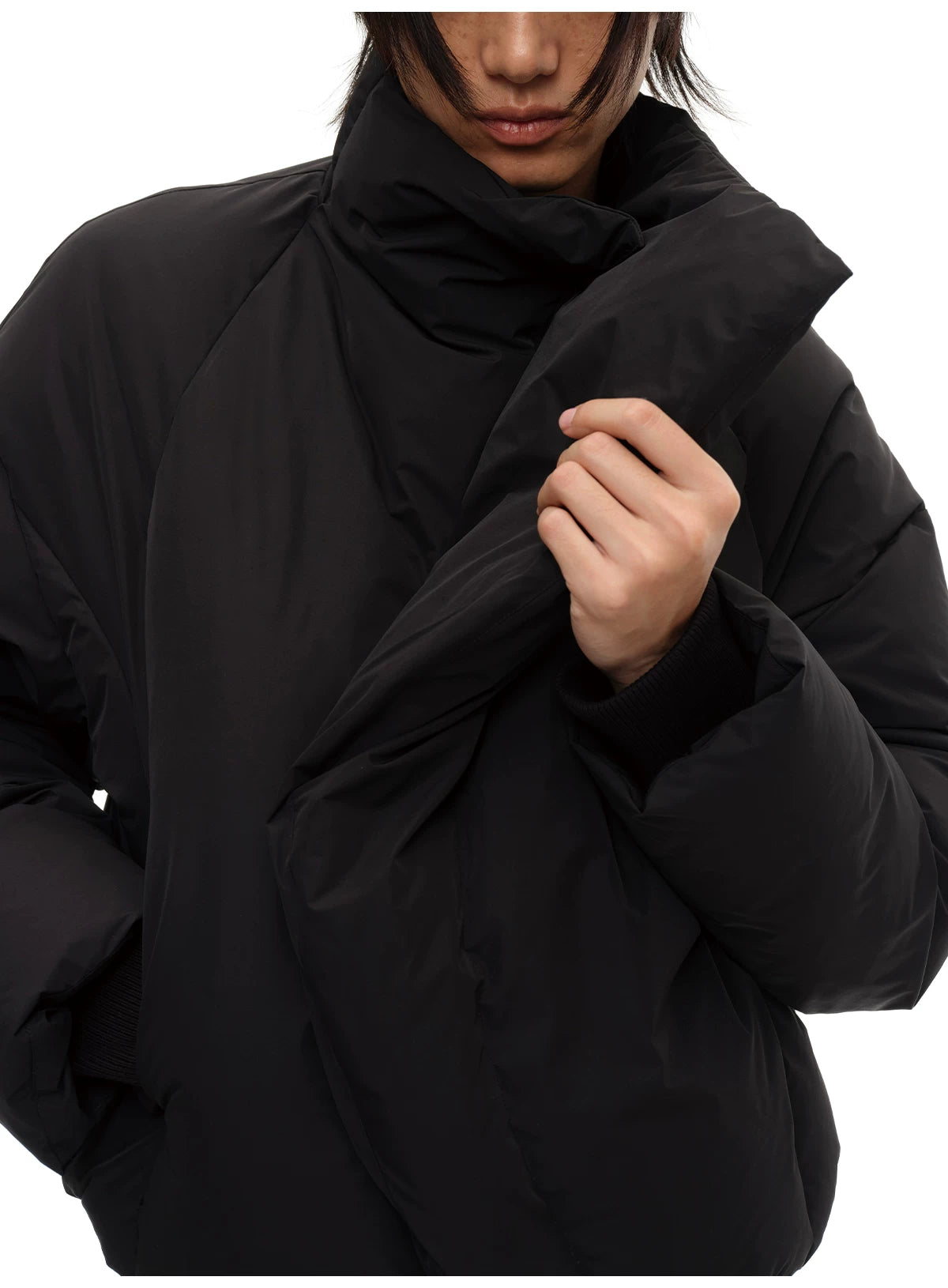 Magnetic Zipper Turtleneck Down Jacket