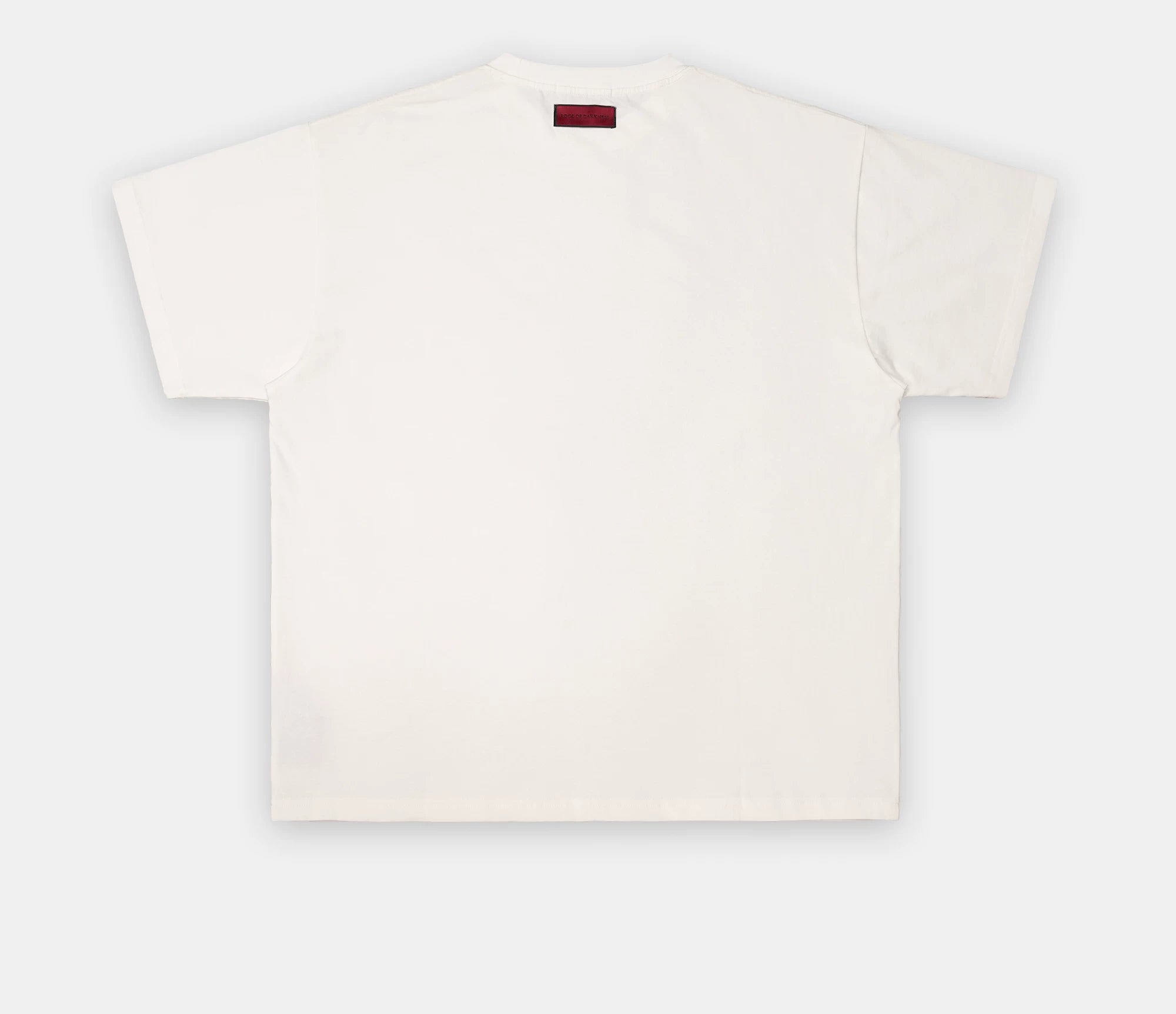 Loose Ivory Printed Short Sleeve Tee