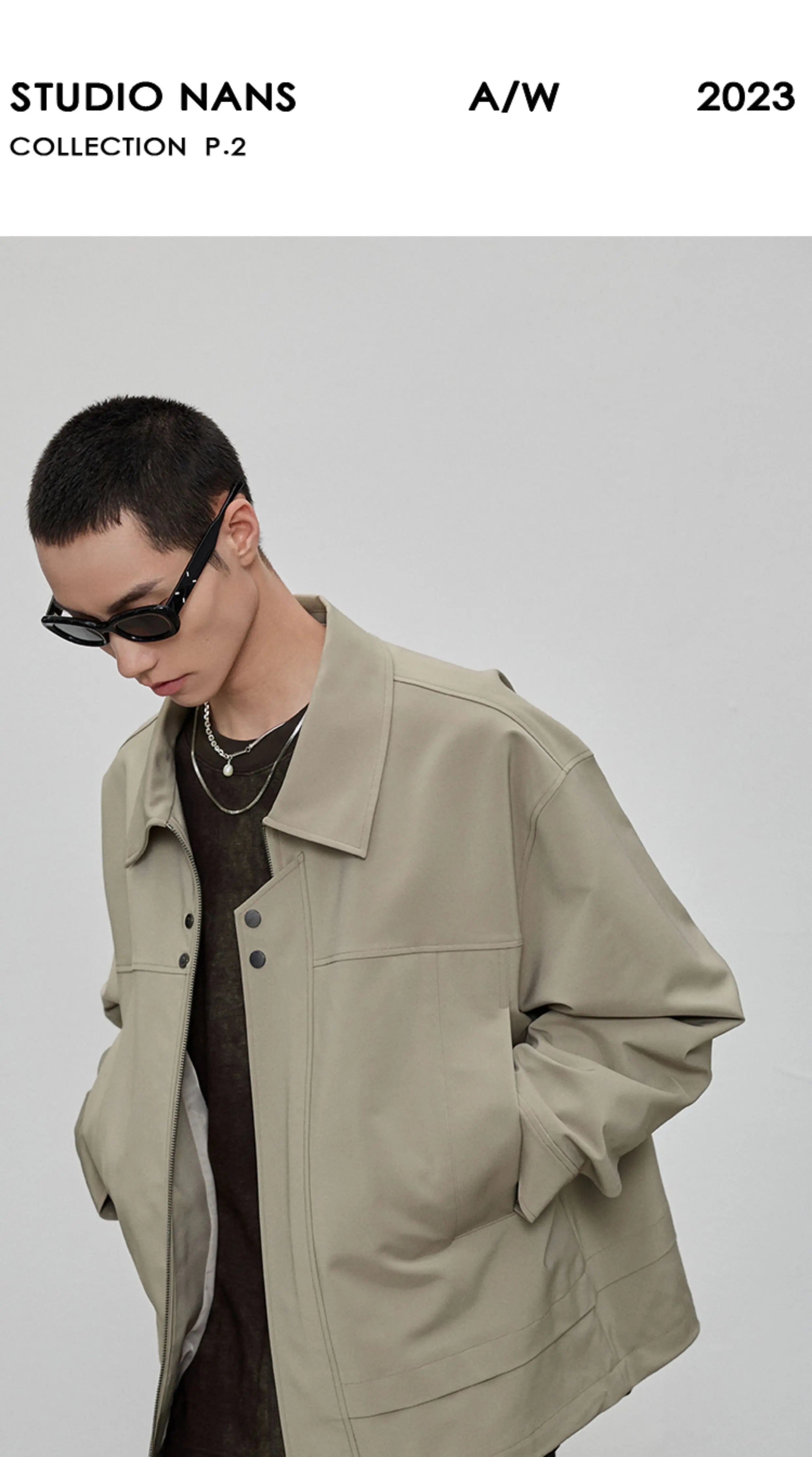 Square Collar Boxy Jacket