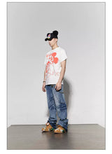 Rhinestone Mickey Print Tees