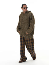 Old Money Wool Plaid Straight Pants