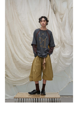 Deconstructed Patchwork Two-in-One T-Shirt