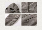 Men's Vintage Asymmetric Fleece Jacket