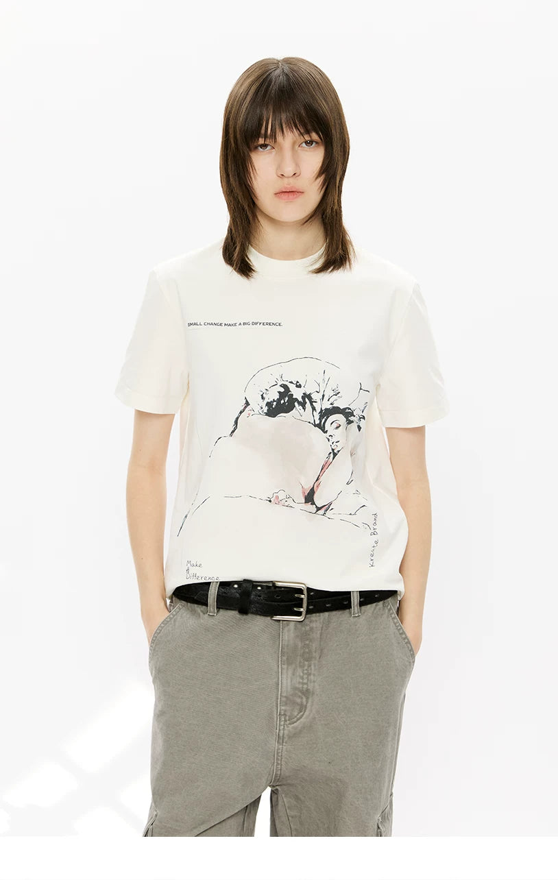 Short Sleeve Printed Quick Dry Tees