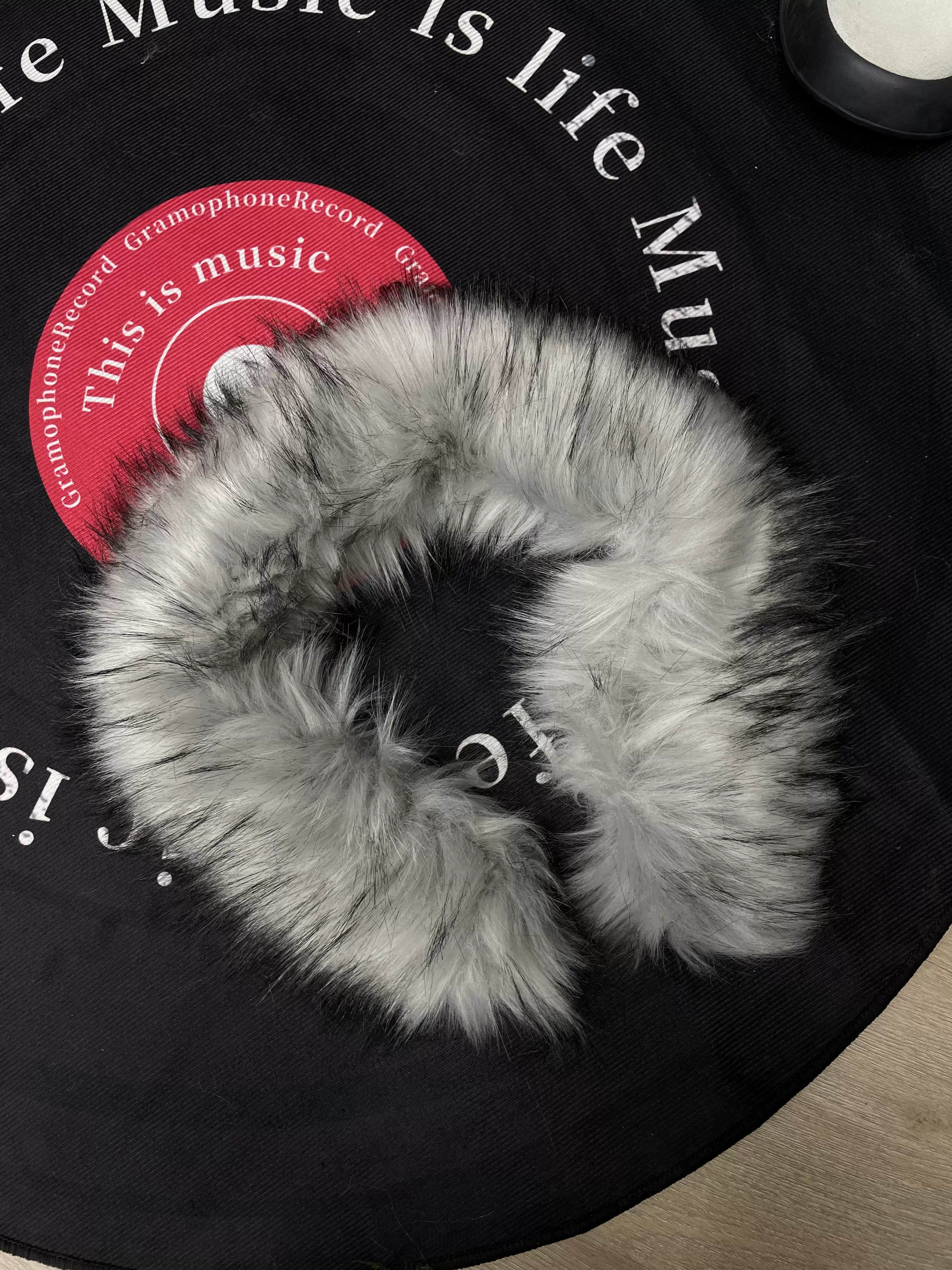 Ten-Color Removable Snap Fur Collar