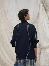 Washed Denim Split Shirt