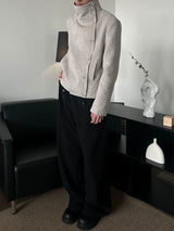 Vintage Irregular Floral Textured Fencing Jacket