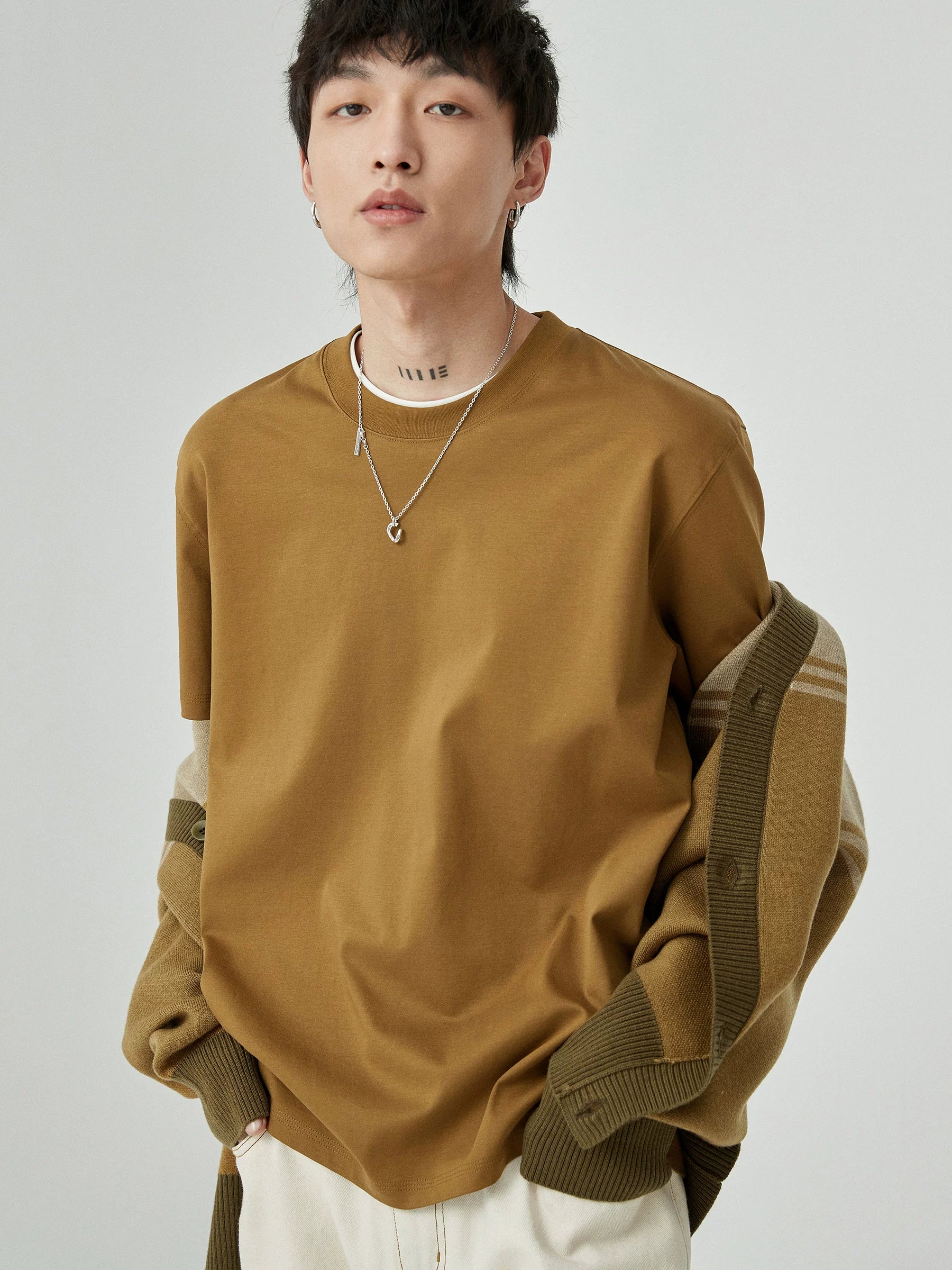 Double-Sided Mercerized Long Staple Cotton Tee
