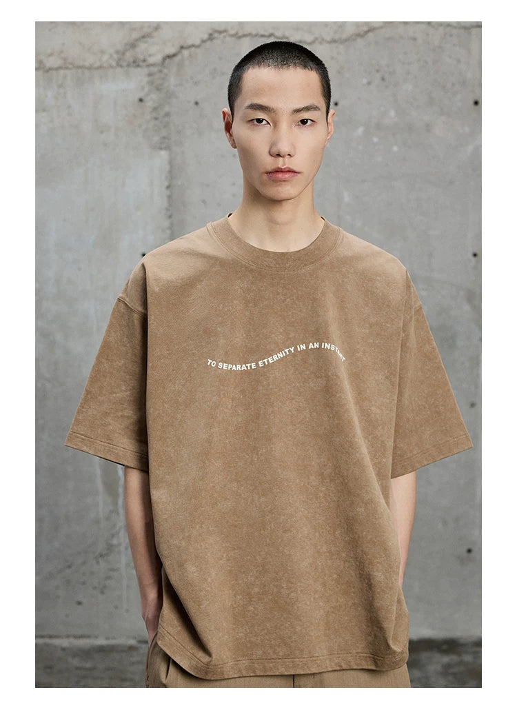 Heavyweight Vintage Washed Printed Tee