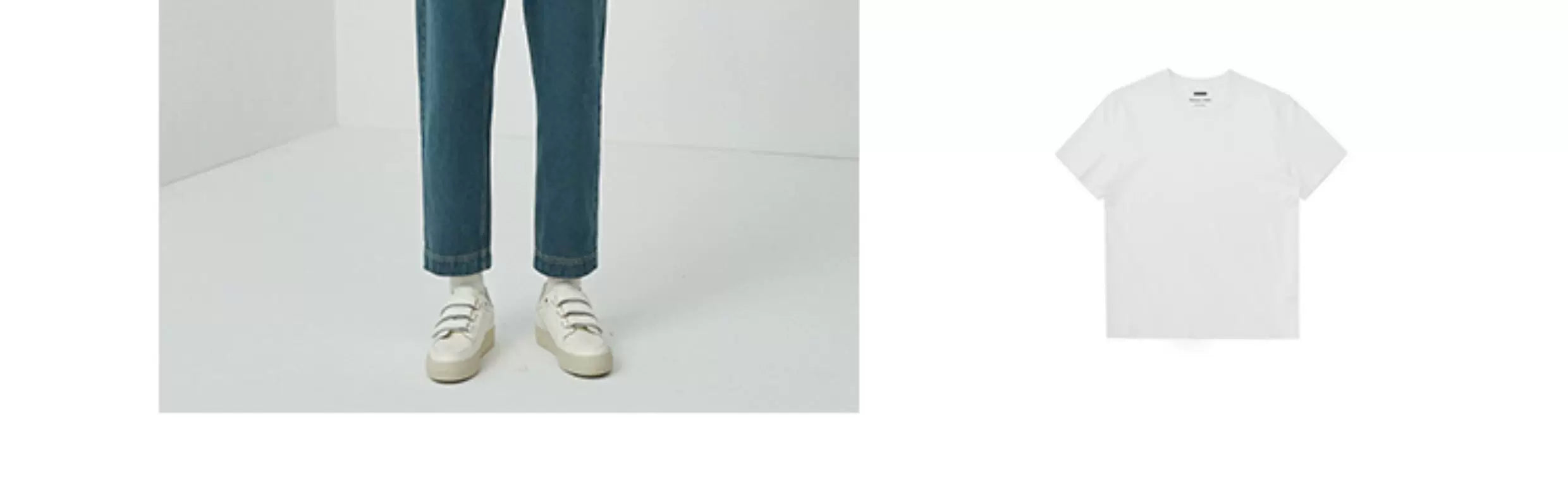 Vintage Washed Straight Ankle Jeans