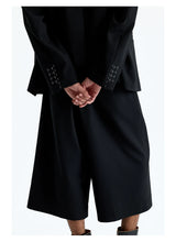 Merino Wool Raw Edge Blazer