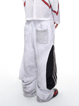Men's 2-In-1 3-Stripe Wide Leg Sweatpants