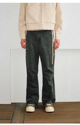 Men's Distressed Frayed Cargo Pants