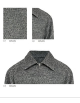 Cropped Wide Structured Terry Wool Jacket